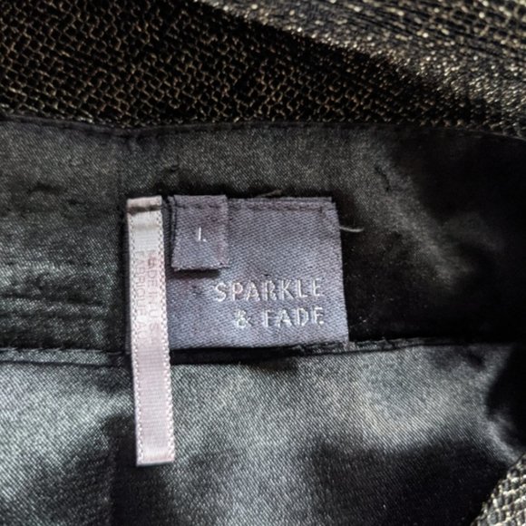 Sparkle & Fade Vintage Sparkly Holiday Skirt  Full Circle Size Large - Picture 6 of 7